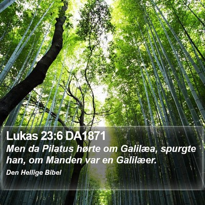 Lukas 23:6 DA1871 Bible Verse Image