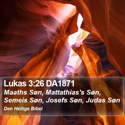 Lukas 3:26 DA1871 Bible Verse Image