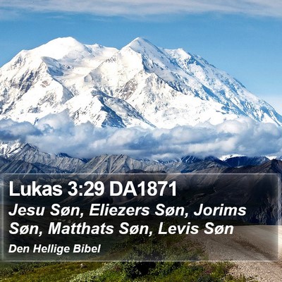 Lukas 3:29 DA1871 Bible Verse Image