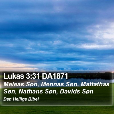 Lukas 3:31 DA1871 Bible Verse Image