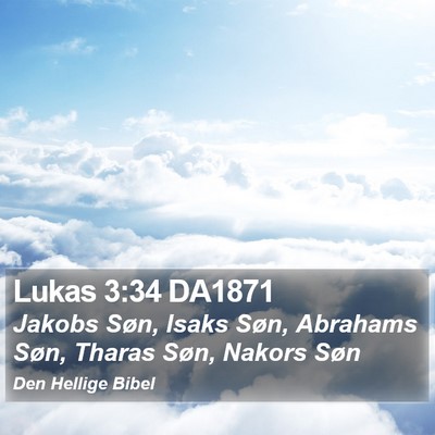 Lukas 3:34 DA1871 Bible Verse Image