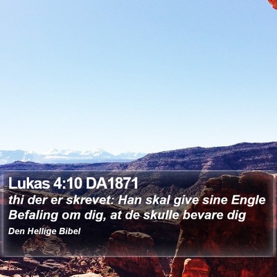 Lukas 4:10 DA1871 Bible Verse Image