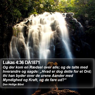 Lukas 4:36 DA1871 Bible Verse Image