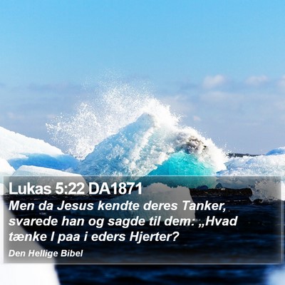 Lukas 5:22 DA1871 Bible Verse Image