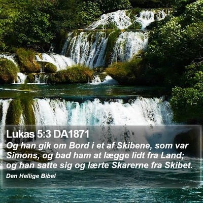 Lukas 5:3 DA1871 Bible Verse Image