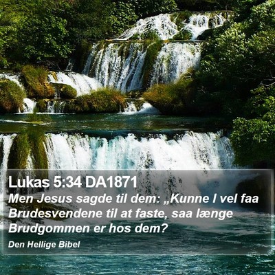 Lukas 5:34 DA1871 Bible Verse Image