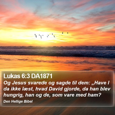 Lukas 6:3 DA1871 Bible Verse Image