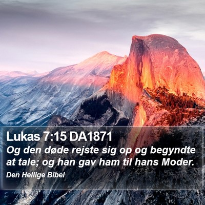 Lukas 7:15 DA1871 Bible Verse Image
