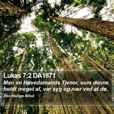 Lukas 7:2 DA1871 Bible Verse Image