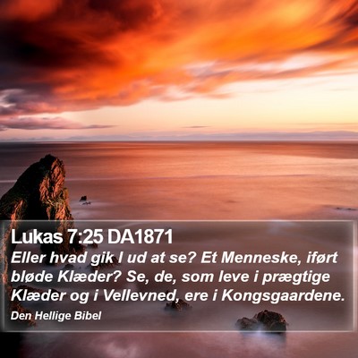 Lukas 7:25 DA1871 Bible Verse Image