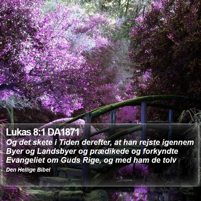 Lukas 8:1 DA1871 Bible Verse Image