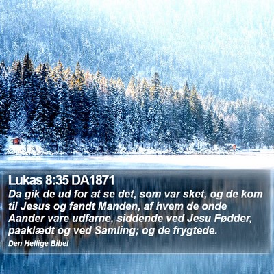 Lukas 8:35 DA1871 Bible Verse Image