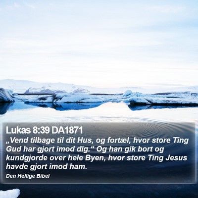 Lukas 8:39 DA1871 Bible Verse Image