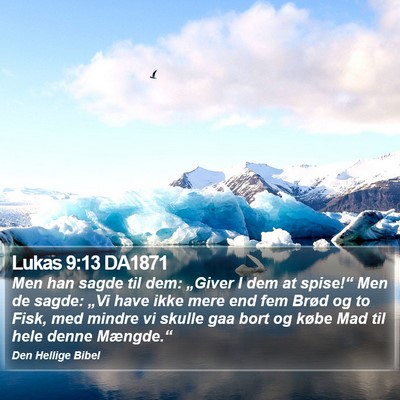 Lukas 9:13 DA1871 Bible Verse Image