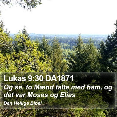 Lukas 9:30 DA1871 Bible Verse Image