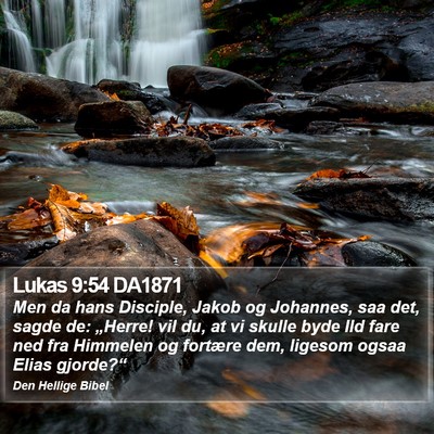 Lukas 9:54 DA1871 Bible Verse Image