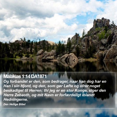 Malakias 1:14 DA1871 Bible Verse Image