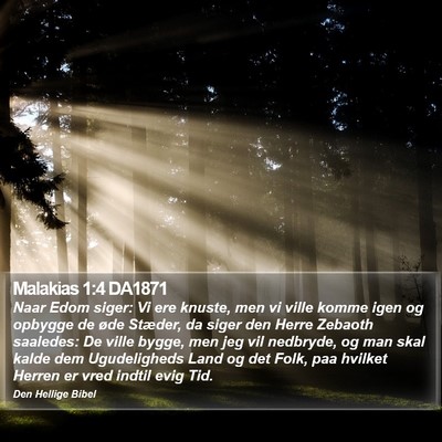 Malakias 1:4 DA1871 Bible Verse Image
