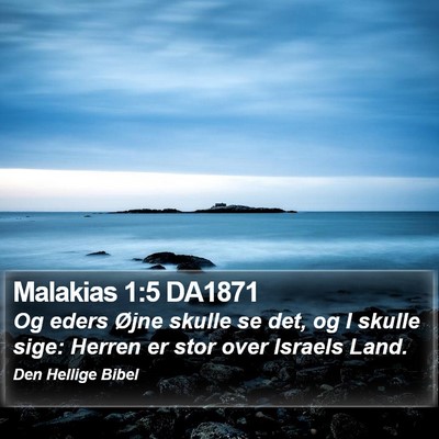 Malakias 1:5 DA1871 Bible Verse Image