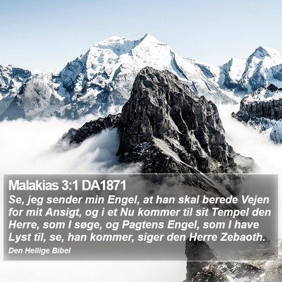Malakias 3:1 DA1871 Bible Verse Image
