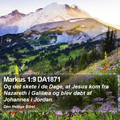 Markus 1:9 DA1871 Bible Verse Image