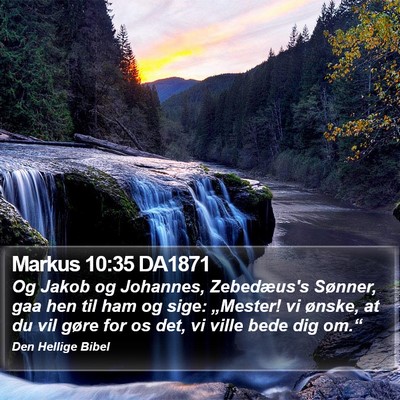 Markus 10:35 DA1871 Bible Verse Image