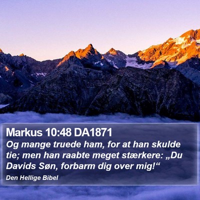 Markus 10:48 DA1871 Bible Verse Image