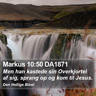 Markus 10:50 DA1871 Bible Verse Image