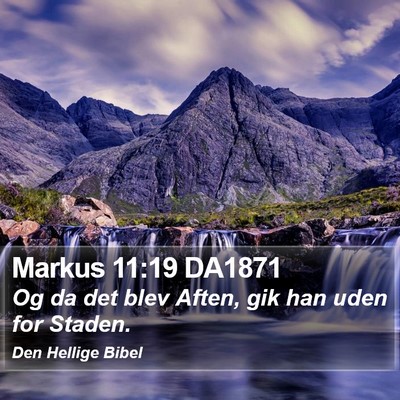 Markus 11:19 DA1871 Bible Verse Image