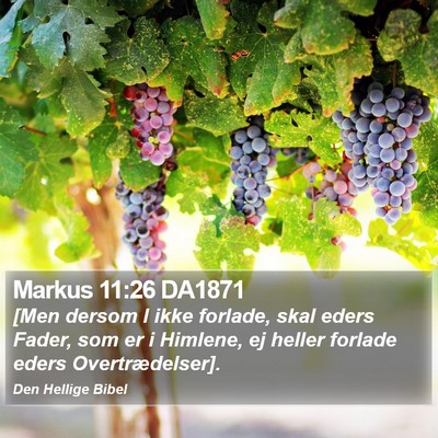 Markus 11:26 DA1871 Bible Verse Image