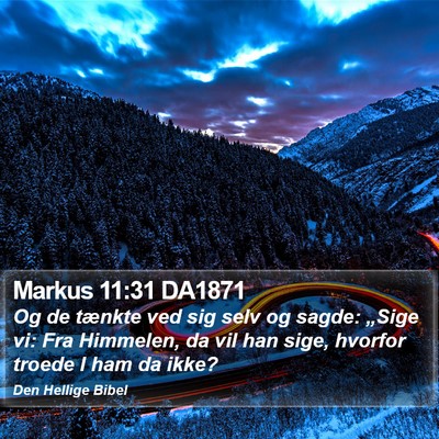 Markus 11:31 DA1871 Bible Verse Image