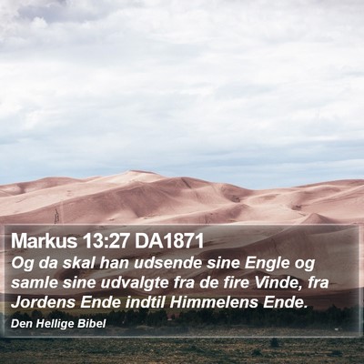 Markus 13:27 DA1871 Bible Verse Image