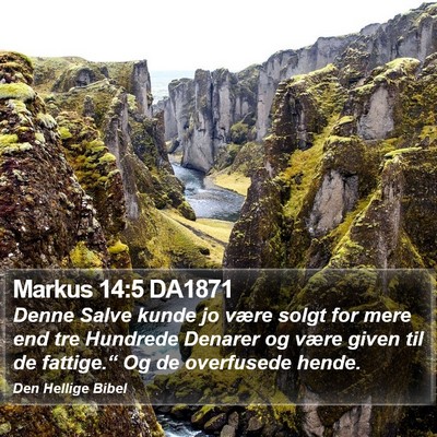 Markus 14:5 DA1871 Bible Verse Image