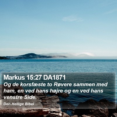 Markus 15:27 DA1871 Bible Verse Image
