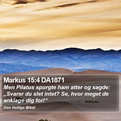 Markus 15:4 DA1871 Bible Verse Image