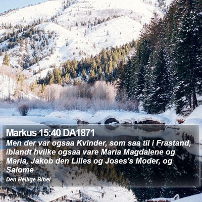 Markus 15:40 DA1871 Bible Verse Image
