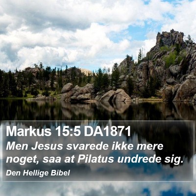 Markus 15:5 DA1871 Bible Verse Image