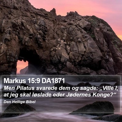 Markus 15:9 DA1871 Bible Verse Image