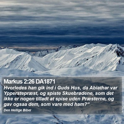 Markus 2:26 DA1871 Bible Verse Image