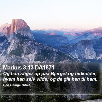 Markus 3:13 DA1871 Bible Verse Image