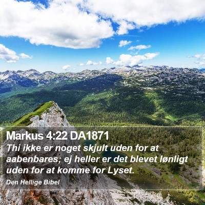 Markus 4:22 DA1871 Bible Verse Image