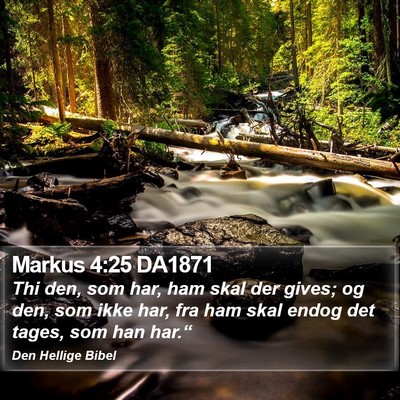 Markus 4:25 DA1871 Bible Verse Image