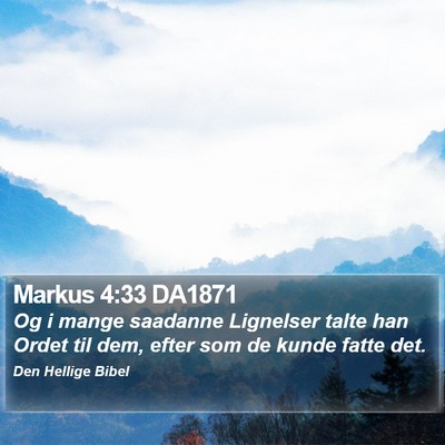 Markus 4:33 DA1871 Bible Verse Image