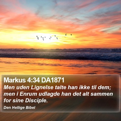 Markus 4:34 DA1871 Bible Verse Image