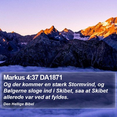 Markus 4:37 DA1871 Bible Verse Image