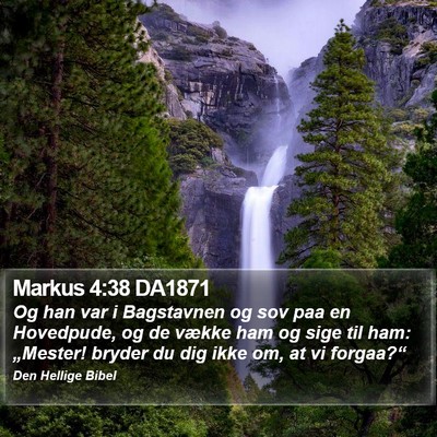 Markus 4:38 DA1871 Bible Verse Image