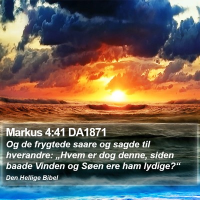 Markus 4:41 DA1871 Bible Verse Image