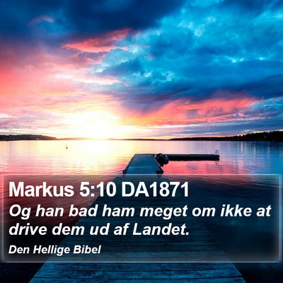 Markus 5:10 DA1871 Bible Verse Image