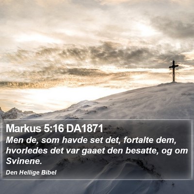 Markus 5:16 DA1871 Bible Verse Image