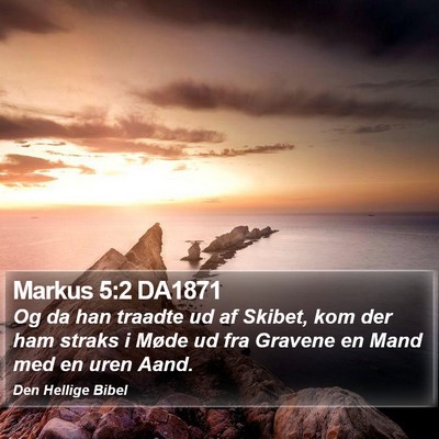 Markus 5:2 DA1871 Bible Verse Image